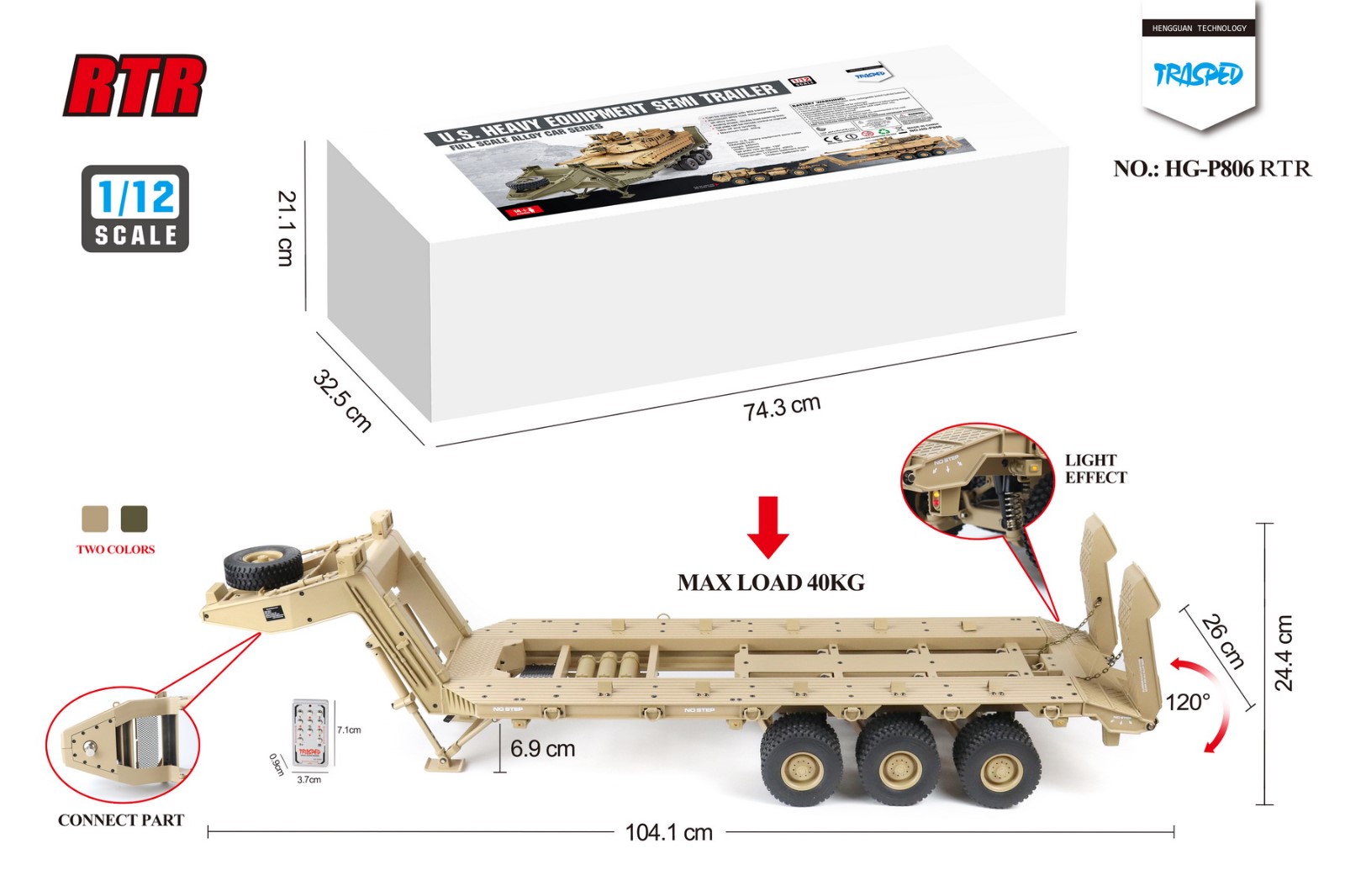 rc car hg p806